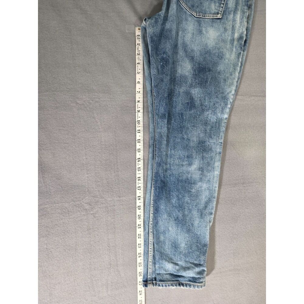 Polo Ralph Lauren Women 32 Tompkins Skinny High Rise Ankle Acid Wash Light Jeans - Picture 7 of 9